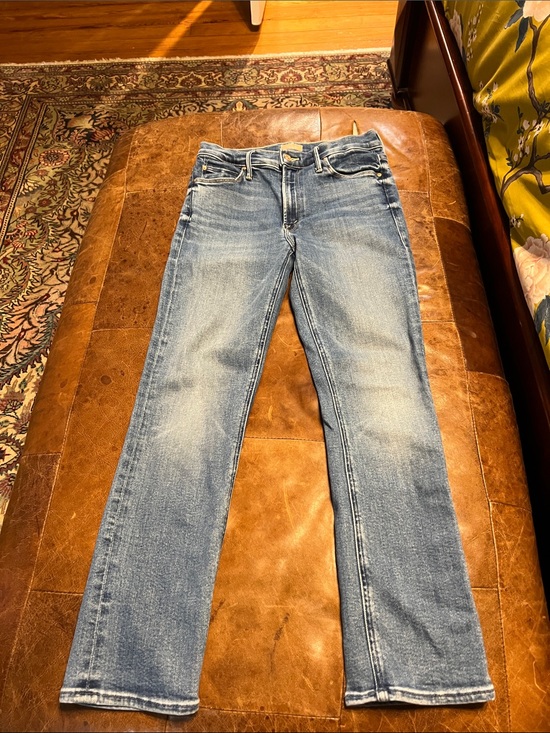 MOTHER Denim - Mother denim mid rise Dazzler crop in Different Strokes